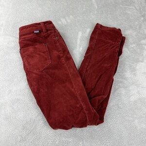 Patagonia Corduroy Wine Skinny Pants Women Size 28 US